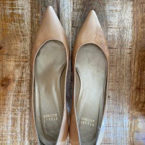 Stuart Weitzman Patent Leather Kitten Heel Pumps